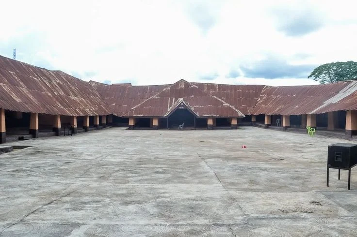 Yoruba Architecture - The Deji of Akure palace from medieval Nigeria 1150 A.D.