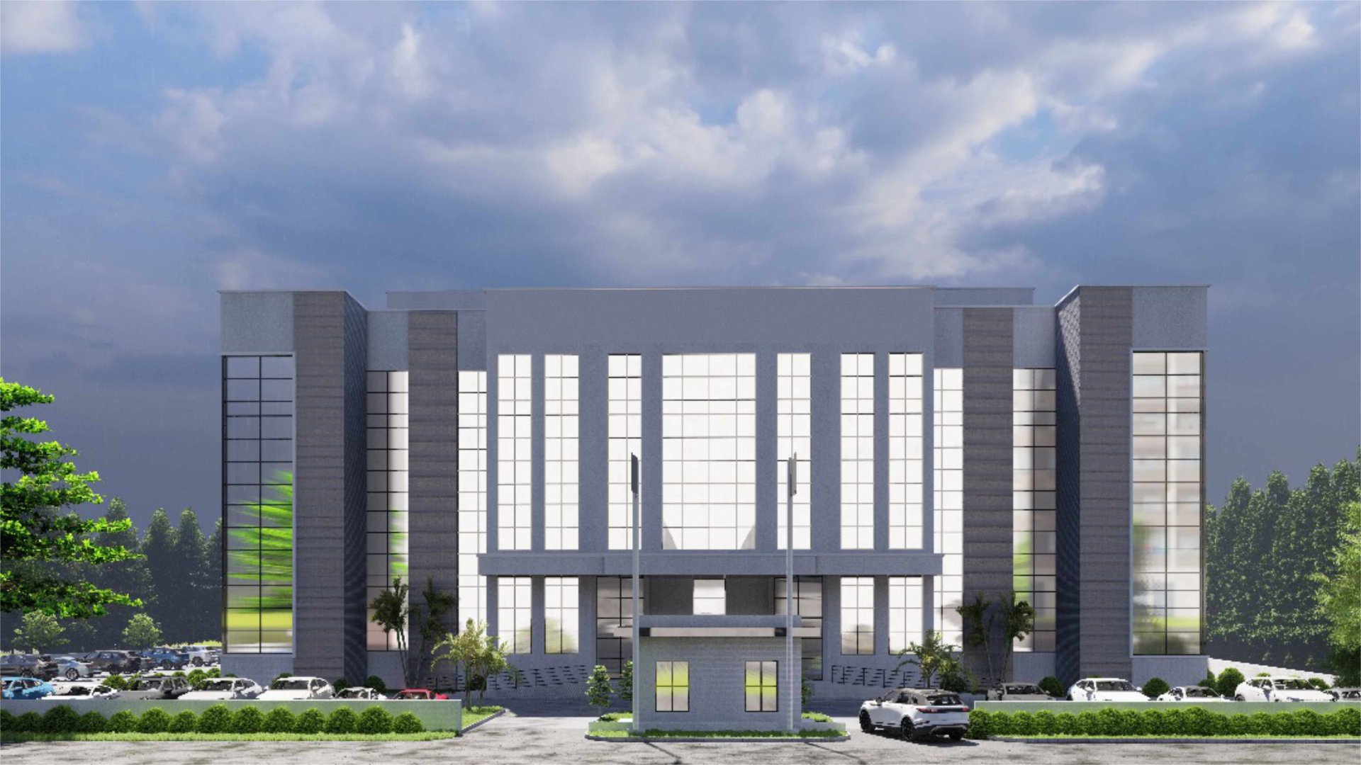 Office building design. — gallery image